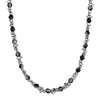 Simple Style Geometric Beaded Opal Titanium Steel Irregular Unisex Pendant Necklace