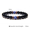 Simple Style Geometric Natural Stone Beaded Bracelets 1 Piece