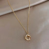 Simple Style Geometric Rhinestones Alloy Titanium Steel Wholesale Pendant Necklace