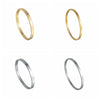 Simple Style Geometric Solid Color Stainless Steel Bangle Stainless Steel Bracelets