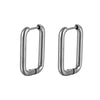 1 Piece Simple Style Geometric Stainless Steel Earrings