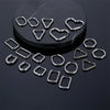 1 Piece Simple Style Geometric Stainless Steel Earrings