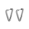 1 Piece Simple Style Geometric Stainless Steel Earrings
