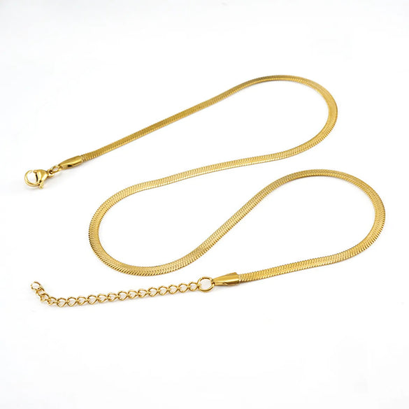 Simple Style Geometric Stainless Steel Plating Layered Necklaces