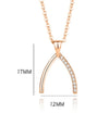Simple Style Geometric Sterling Silver Polishing Plating Inlay Zircon Pendant Necklace