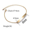 Simple Style Geometric Titanium Steel Plating Unisex Bracelets Men Chain Bracelets