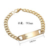 Simple Style Geometric Titanium Steel Plating Unisex Bracelets Men Chain Bracelets