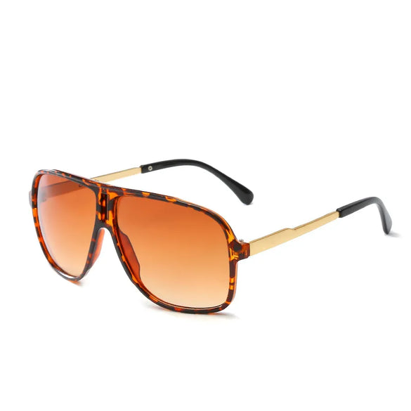 Simple Style Gradient Color Ac Toad Glasses Full Frame Women'S Sunglasses