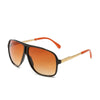 Simple Style Gradient Color Ac Toad Glasses Full Frame Women'S Sunglasses