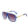 Simple Style Gradient Color Ac Toad Glasses Full Frame Women'S Sunglasses