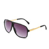 Simple Style Gradient Color Ac Toad Glasses Full Frame Women'S Sunglasses