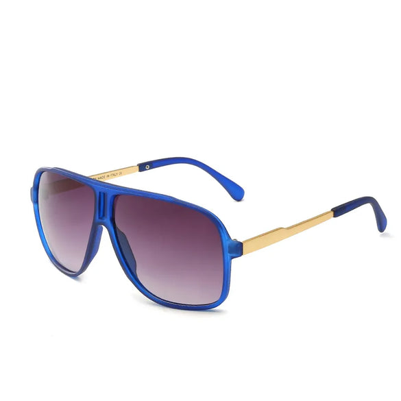 Simple Style Gradient Color Ac Toad Glasses Full Frame Women'S Sunglasses