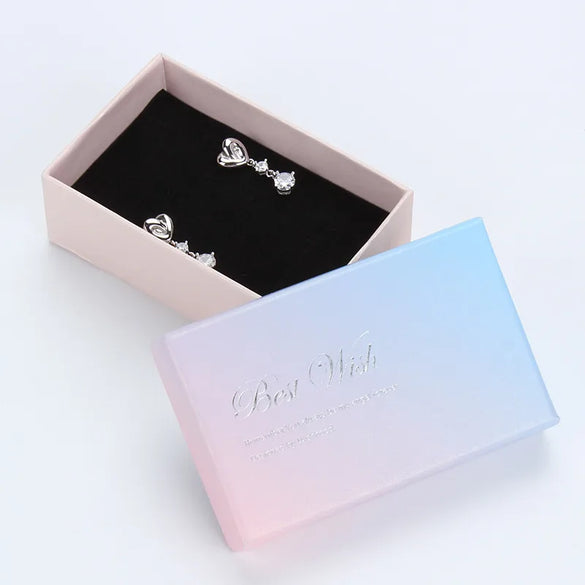 Simple Style Gradient Color Jewelry Boxes