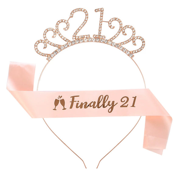 Simple Style Headband And Shoulder Strap Set For Women
