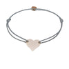 Simple Style Customization Laser Engraving Heart Shape 304 Stainless Steel Rope Woven Chain String Bracelets Wholesale