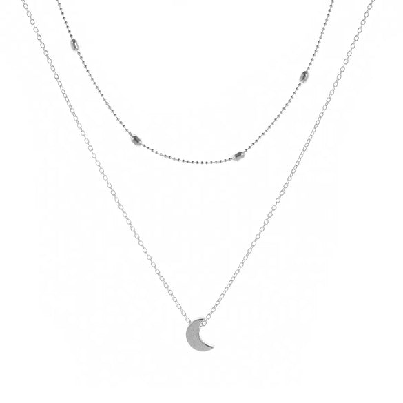 Simple Style Heart Shape Alloy Plating Women'S Layered Necklaces