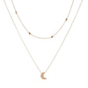 Simple Style Heart Shape Alloy Plating Women'S Layered Necklaces