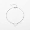 Simple Style Heart Shape Alloy Women's Bracelets