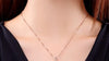 Simple Style Heart Shape Copper Inlay Crystal Pendant Necklace
