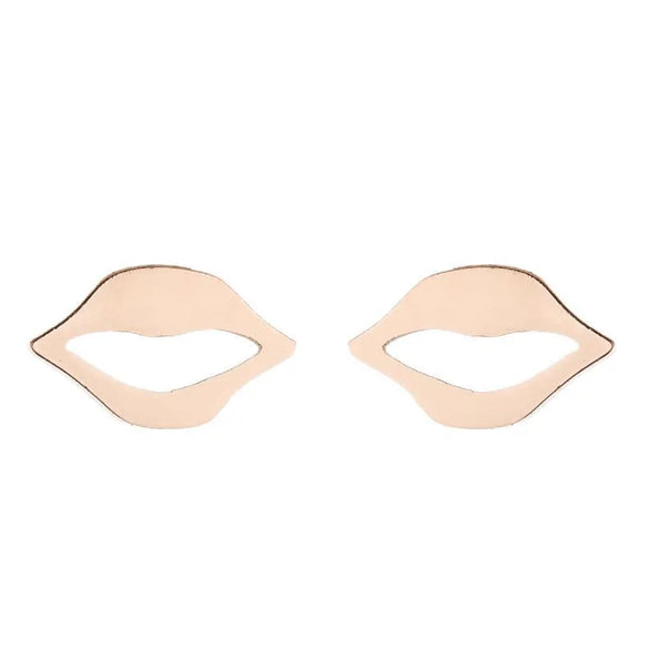 Simple Style Heart Shape Stainless Steel Plating Ear Studs 1 Pair