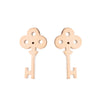 Simple Style Heart Shape Stainless Steel Plating Ear Studs 1 Pair