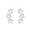 Simple Style Heart Shape Stainless Steel Plating Ear Studs 1 Pair