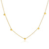 Simple Style Heart Shape Stainless Steel Plating Gold Plated Necklace