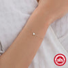 Simple Style Heart Shape Sterling Silver Plating Bracelets