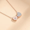 Simple Style Heart Shape Sterling Silver Plating Inlay Zircon Pendant Necklace