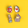 Simple Style Hedgehog Alloy Enamel Unisex Brooches