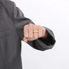 Simple Style Letter 304 Stainless Steel 18K Gold Plated Men'S Rings