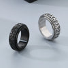 Simple Style Letter 304 Stainless Steel 18K Gold Plated Men'S Rings
