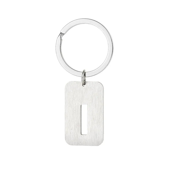 Simple Style Letter Stainless Steel Unisex Bag Pendant Keychain