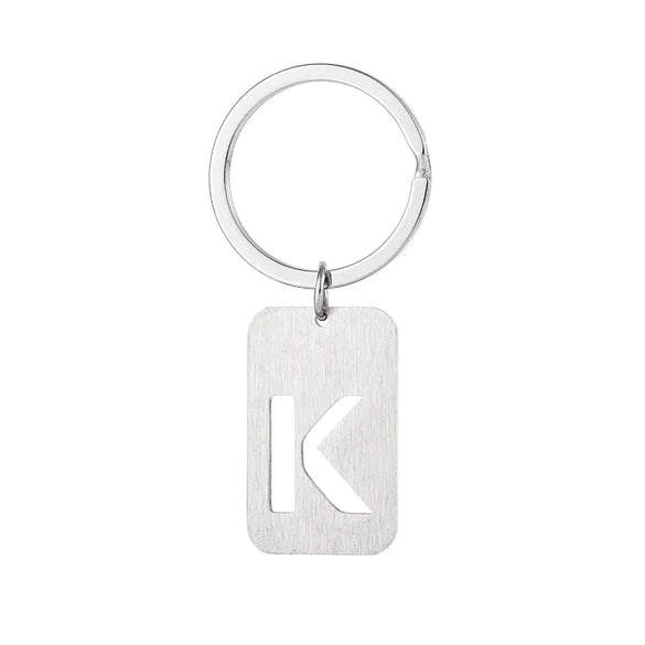 Simple Style Letter Stainless Steel Unisex Bag Pendant Keychain