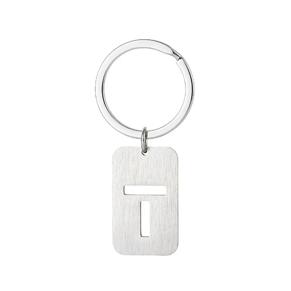 Simple Style Letter Stainless Steel Unisex Bag Pendant Keychain
