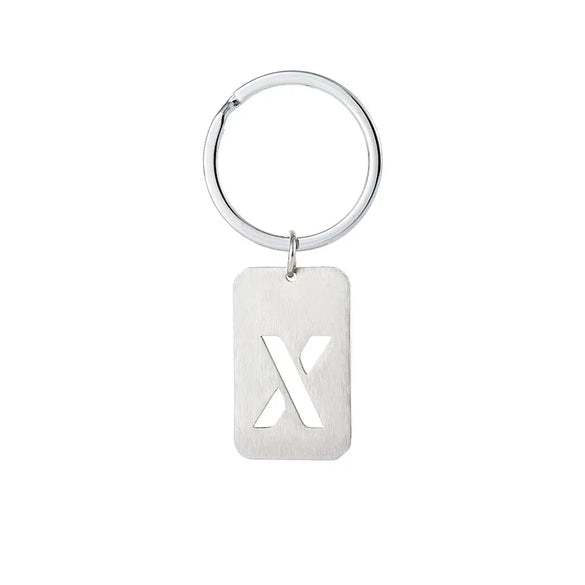Simple Style Letter Stainless Steel Unisex Bag Pendant Keychain