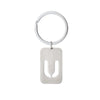 Simple Style Letter Stainless Steel Unisex Bag Pendant Keychain