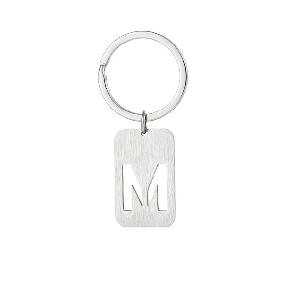 Simple Style Letter Stainless Steel Unisex Bag Pendant Keychain