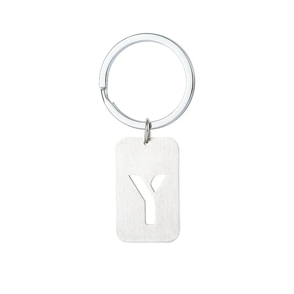 Simple Style Letter Stainless Steel Unisex Bag Pendant Keychain