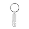 Simple Style Letter Customization Laser Engraving Stainless Steel Unisex Bag Pendant Keychain