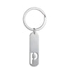 Simple Style Letter Customization Laser Engraving Stainless Steel Unisex Bag Pendant Keychain