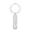Simple Style Letter Customization Laser Engraving Stainless Steel Unisex Bag Pendant Keychain