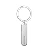 Simple Style Letter Customization Laser Engraving Stainless Steel Unisex Bag Pendant Keychain