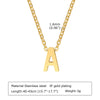 304 Stainless Steel Simple Style Plating Letter Pendant Necklace