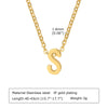 304 Stainless Steel Simple Style Plating Letter Pendant Necklace