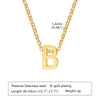 304 Stainless Steel Simple Style Plating Letter Pendant Necklace