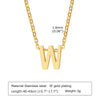 304 Stainless Steel Simple Style Plating Letter Pendant Necklace