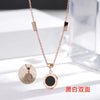 Simple Style Letter Titanium Steel Plating Gold Plated Pendant Necklace
