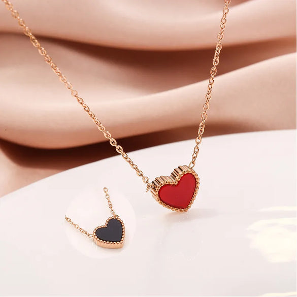 Simple Style Letter Titanium Steel Plating Gold Plated Pendant Necklace