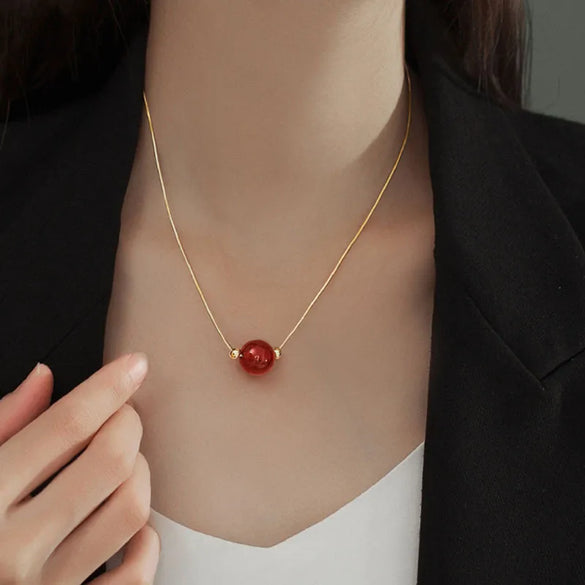 Simple Style Letter Titanium Steel Plating Gold Plated Pendant Necklace